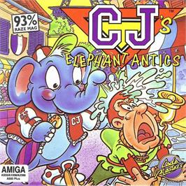 Box cover for CJ's Elephant Antics on the Commodore Amiga.