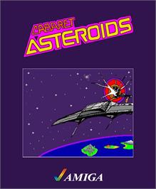 Box cover for Cabaret Asteroids on the Commodore Amiga.
