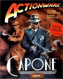 Box cover for Capone on the Commodore Amiga.