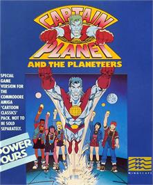 Box cover for Captain Planet And The Planeteers on the Commodore Amiga.