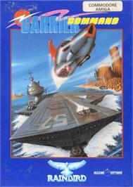 Box cover for Carrier Command on the Commodore Amiga.