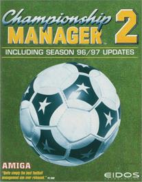 Box cover for Championship Manager 2 on the Commodore Amiga.