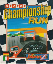 Box cover for Championship Run on the Commodore Amiga.
