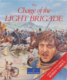 Box cover for Charge of the Light Brigade on the Commodore Amiga.