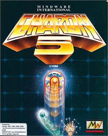 Box cover for Charon 5 on the Commodore Amiga.