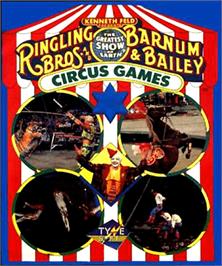 Box cover for Circus Games on the Commodore Amiga.