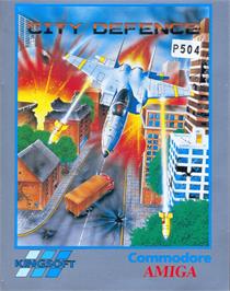 Box cover for City Defence on the Commodore Amiga.