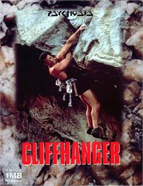 Box cover for Cliffhanger on the Commodore Amiga.