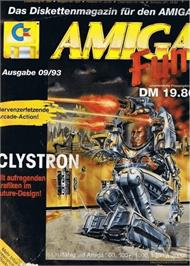Box cover for Clystron on the Commodore Amiga.