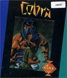 Box cover for Cobra on the Commodore Amiga.
