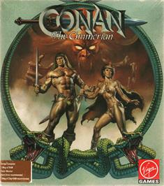 Box cover for Conan - The Cimmerian on the Commodore Amiga.