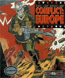 Box cover for Conflict - Europe on the Commodore Amiga.