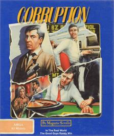 Box cover for Corruption on the Commodore Amiga.