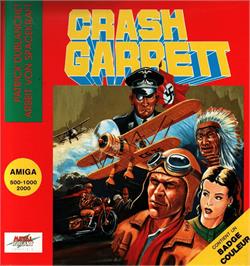 Box cover for Crash Garrett on the Commodore Amiga.
