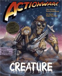 Box cover for Creature on the Commodore Amiga.