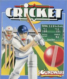 Box cover for Cricket on the Commodore Amiga.