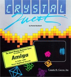 Box cover for Crystal Quest on the Commodore Amiga.
