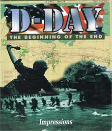 Box cover for D-Day: The Beginning of the End on the Commodore Amiga.