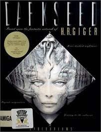 Box cover for Dark Seed on the Commodore Amiga.