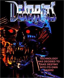 Box cover for Deathbots on the Commodore Amiga.