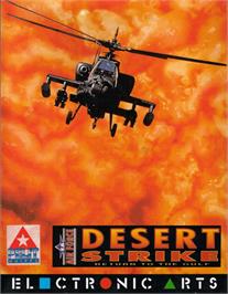 Box cover for Desert Strike - Return To The Gulf on the Commodore Amiga.