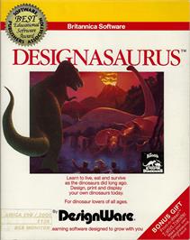 Box cover for Designasaurus on the Commodore Amiga.