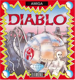 Box cover for Diablo on the Commodore Amiga.