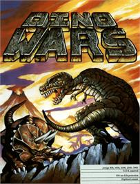 Box cover for Dino Wars on the Commodore Amiga.
