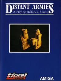 Box cover for Distant Armies - A Playing History Of Chess on the Commodore Amiga.