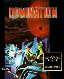 Box cover for Domination on the Commodore Amiga.