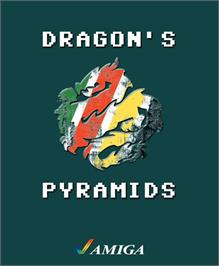 Box cover for Dragon's Pyramids on the Commodore Amiga.