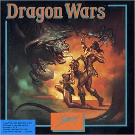 Box cover for Dragon Wars on the Commodore Amiga.
