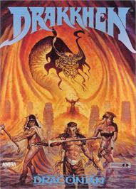 Box cover for Drakkhen on the Commodore Amiga.