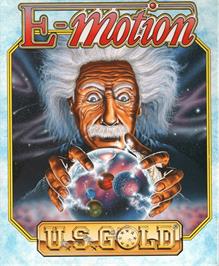 Box cover for E-Motion on the Commodore Amiga.