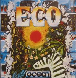 Box cover for Eco on the Commodore Amiga.