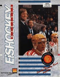 Box cover for Eishockey Manager on the Commodore Amiga.