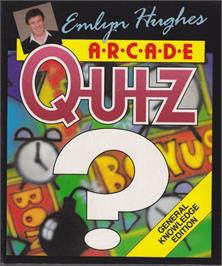 Box cover for Emlyn Hughes Arcade Quiz on the Commodore Amiga.