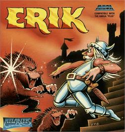 Box cover for Erik on the Commodore Amiga.