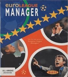 Box cover for Euro League Manager on the Commodore Amiga.