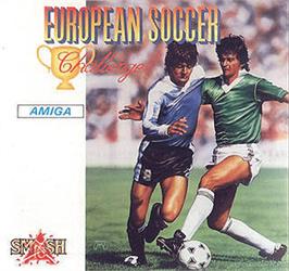 Box cover for European Soccer Challenge on the Commodore Amiga.