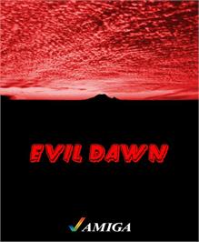 Box cover for Evil Dawn on the Commodore Amiga.
