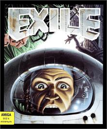 Box cover for Exile on the Commodore Amiga.