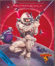 Box cover for Exolon on the Commodore Amiga.