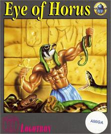 Box cover for Eye of Horus on the Commodore Amiga.