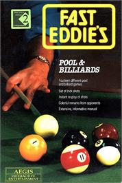 Box cover for Fast Eddie's Pool And Billiards on the Commodore Amiga.
