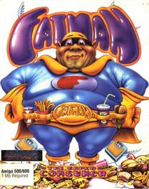 Box cover for Fatman: The Caped Consumer on the Commodore Amiga.