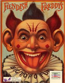 Box cover for Fiendish Freddy's Big Top O' Fun on the Commodore Amiga.