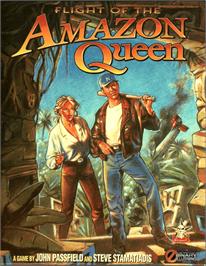 Box cover for Flight Of The Amazon Queen on the Commodore Amiga.