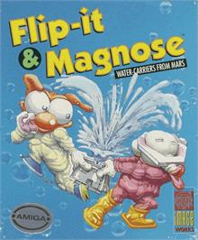 Box cover for Flip-it And Magnose - Water Carriers From Mars on the Commodore Amiga.