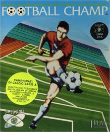 Box cover for Football Champ on the Commodore Amiga.